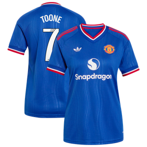 Maillot Extérieur WSL Manchester United adidas 26/27 - Femme avec flocage Toone 7, vue 1