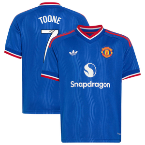 Maillot Extérieur WSL Manchester United adidas 26/27 - Enfant avec flocage Toone 7, vue 2