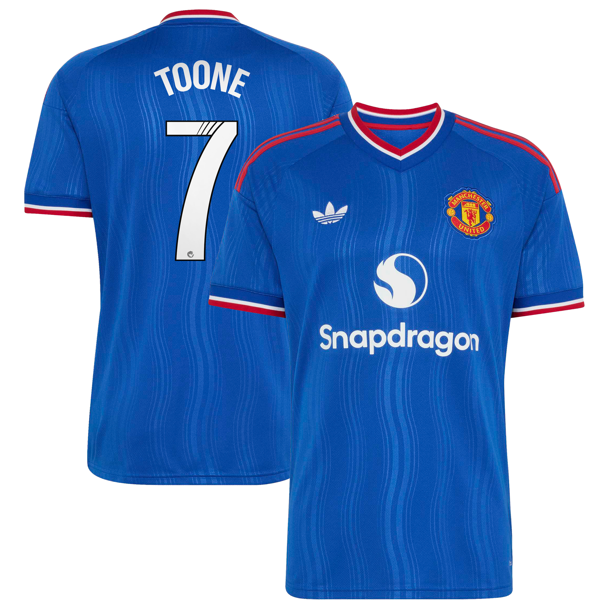 Maillot Extérieur WSL Manchester United adidas 26/27 avec flocage Toone 7