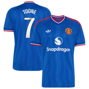 Maillot Extérieur WSL Manchester United adidas 26/27 avec flocage Toone 7, vue 1