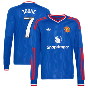 Maillot Extérieur WSL Manchester United adidas 26/27 - Manches longues - Enfant avec flocage Toone 7, vue 2