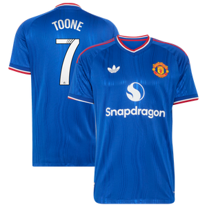 Maillot Extérieur WSL Manchester United adidas Authentic 26/27 avec flocage Toone 7, vue 2