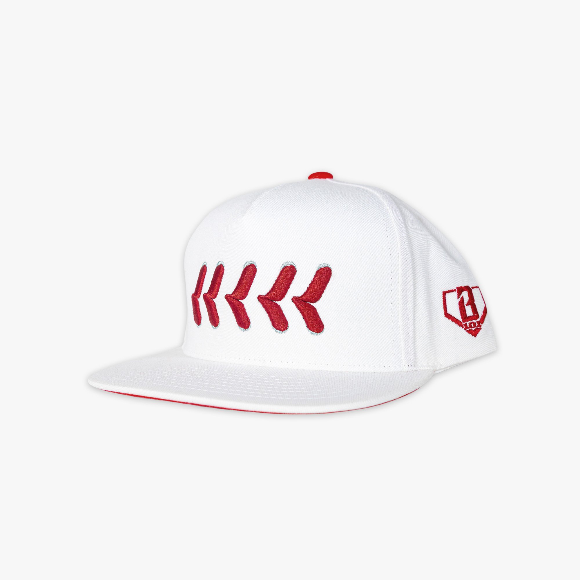 Youth Baseball Lifestyle 101 White Seams Snapback Hat