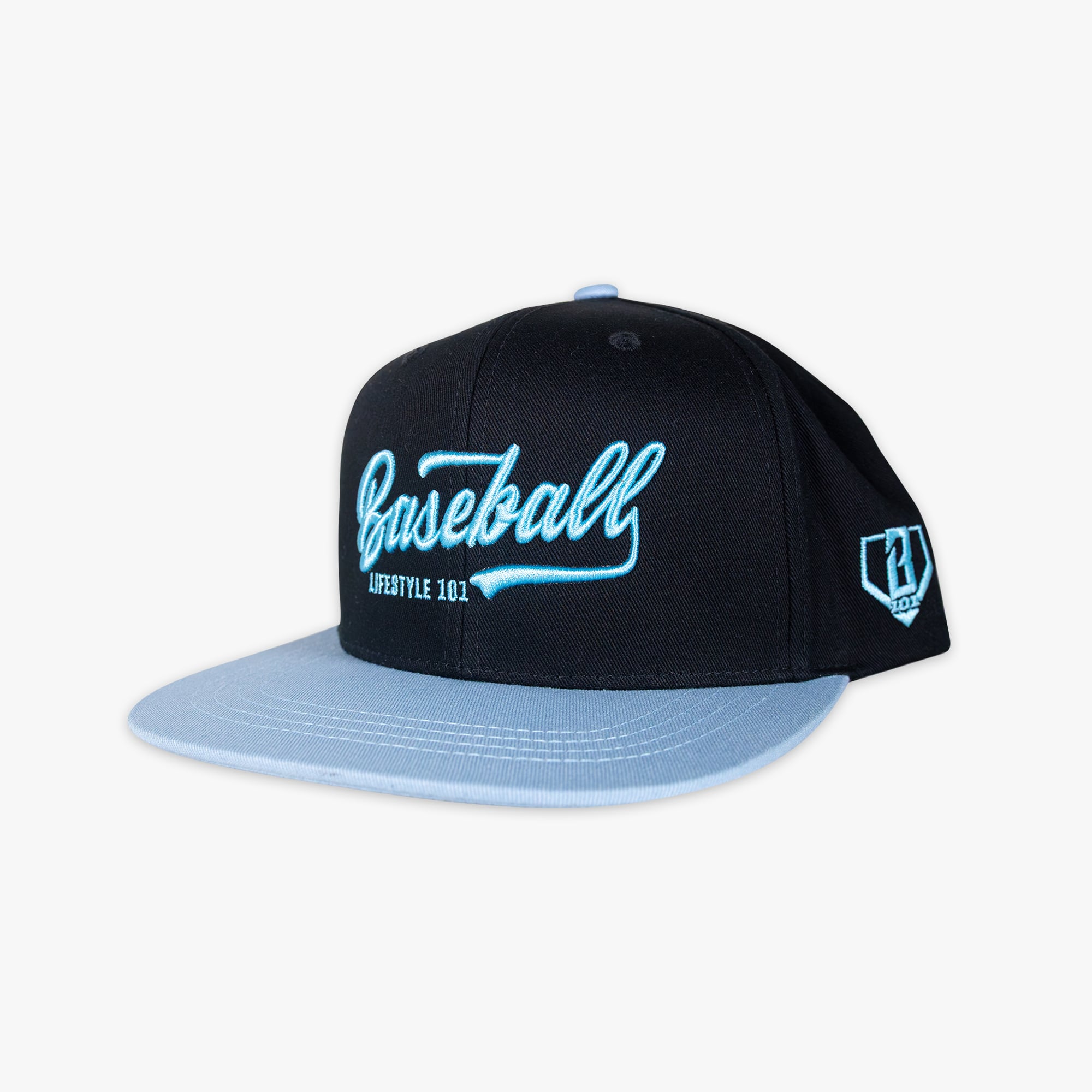 Youth Baseball Lifestyle 101 Navy Established Snapback Hat