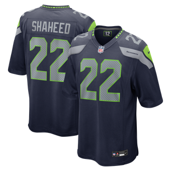 Seattle Seahawks Nike Game Jersey - College Navy - Rashid Shaheed - Mens
