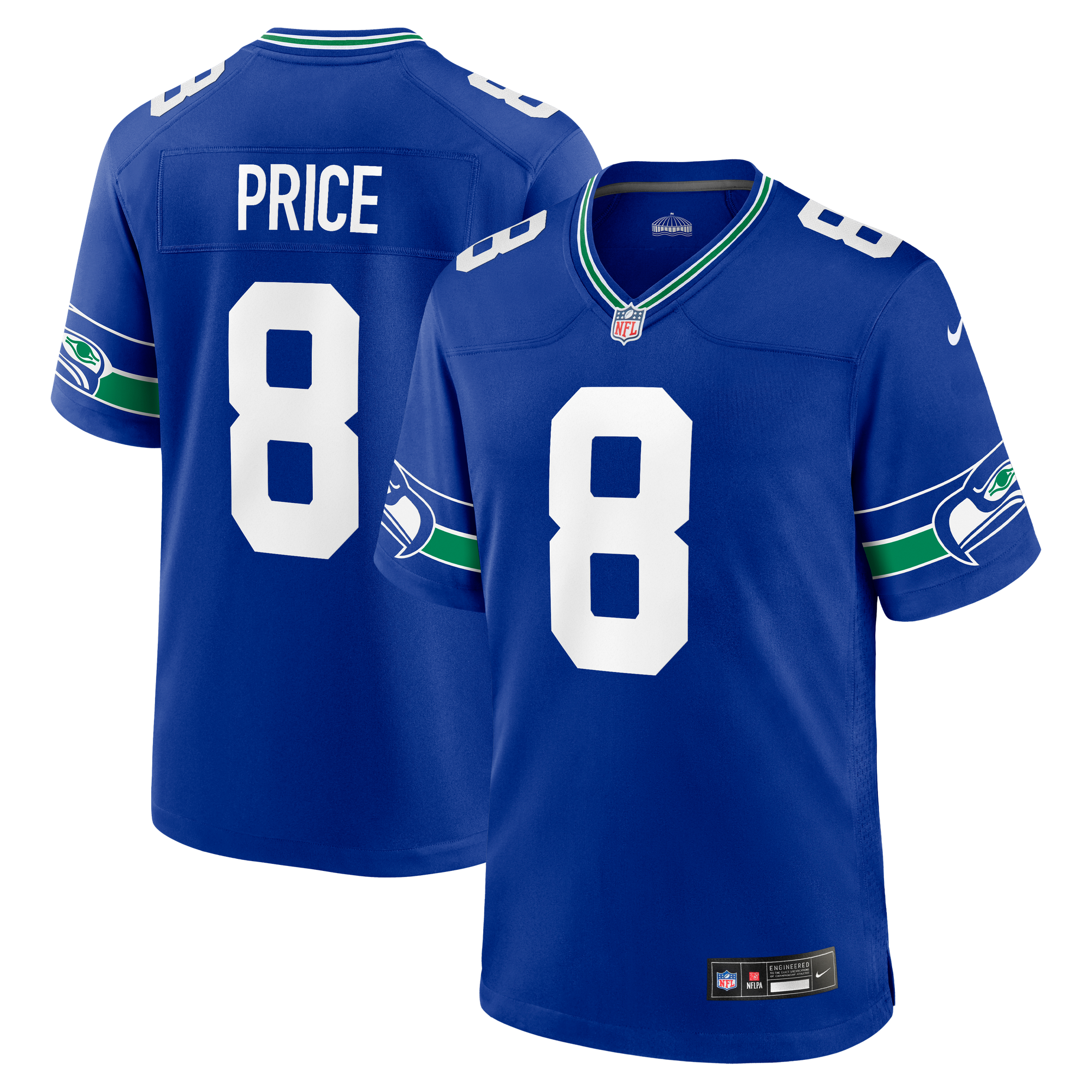 Maglia da gioco alternativa Nike dei Seattle Seahawks - Blu royal - Prezzo Jadarian - Uomo