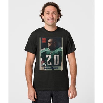 Unisex Homage Brian Dawkins Charcoal Philadelphia Eagles NFL Topps Trading Card Tri-Blend T-Shirt