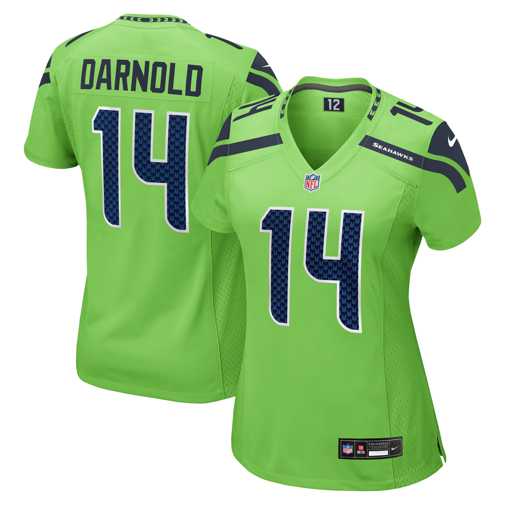Maglia da gioco alternativa secondaria dei Seattle Seahawks Nike - Personalizzata - Donna - Sam Darnold 14
