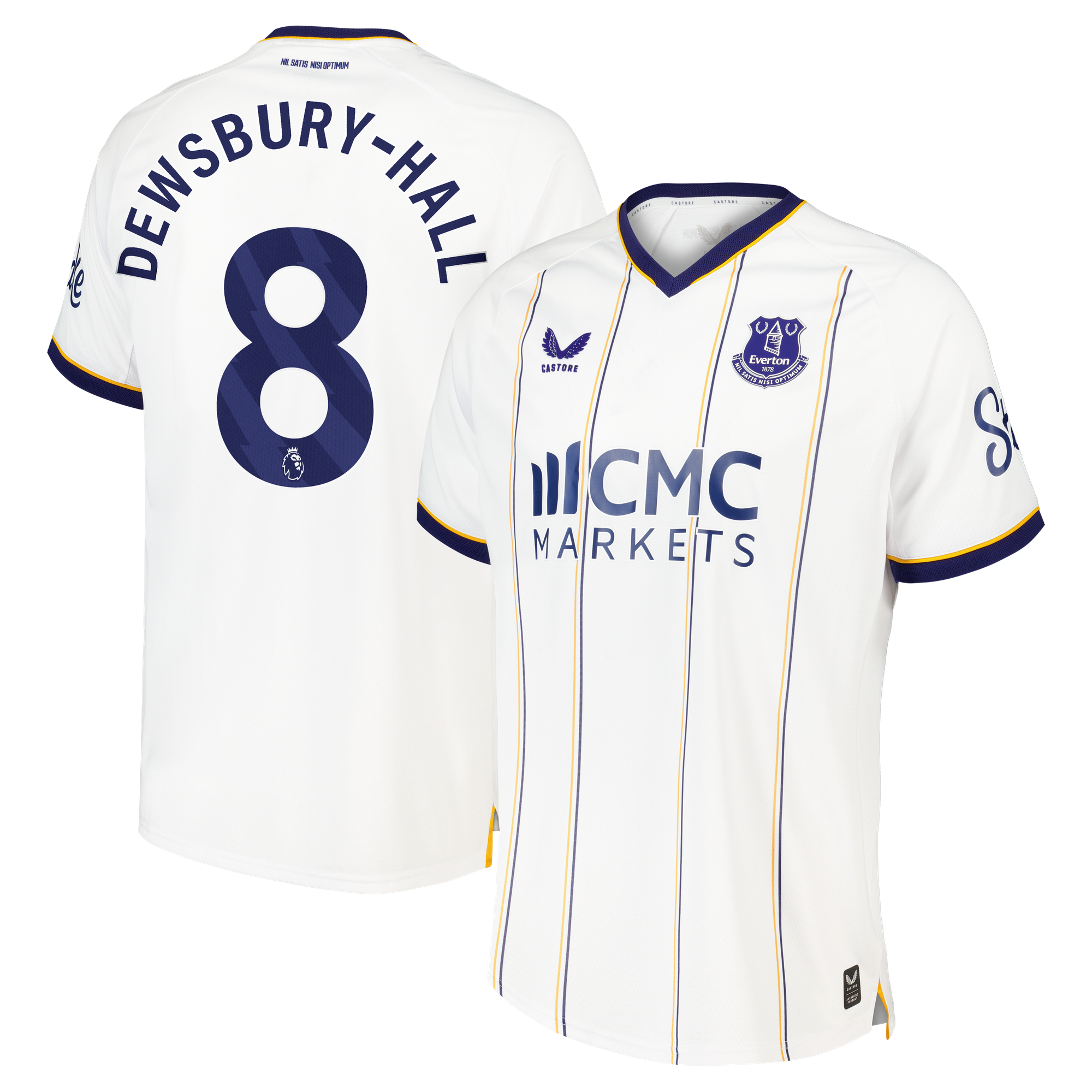 Maillot Pro Extérieur Everton Castore 2026-27 avec flocage Dewsbury-Hall 8