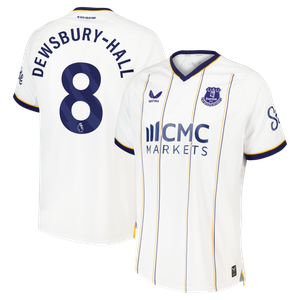 Maillot Pro Extérieur Everton Castore 2026-27 avec flocage Dewsbury-Hall 8, vue 1