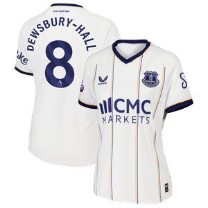 Maillot Repliqué Extérieur Everton Castore 2026-27 - Femme avec flocage Dewsbury-Hall 8, vue 2