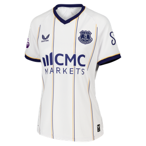 Maillot Repliqué Extérieur Everton Castore 2026-27 - Femme avec flocage Dewsbury-Hall 8, vue 3