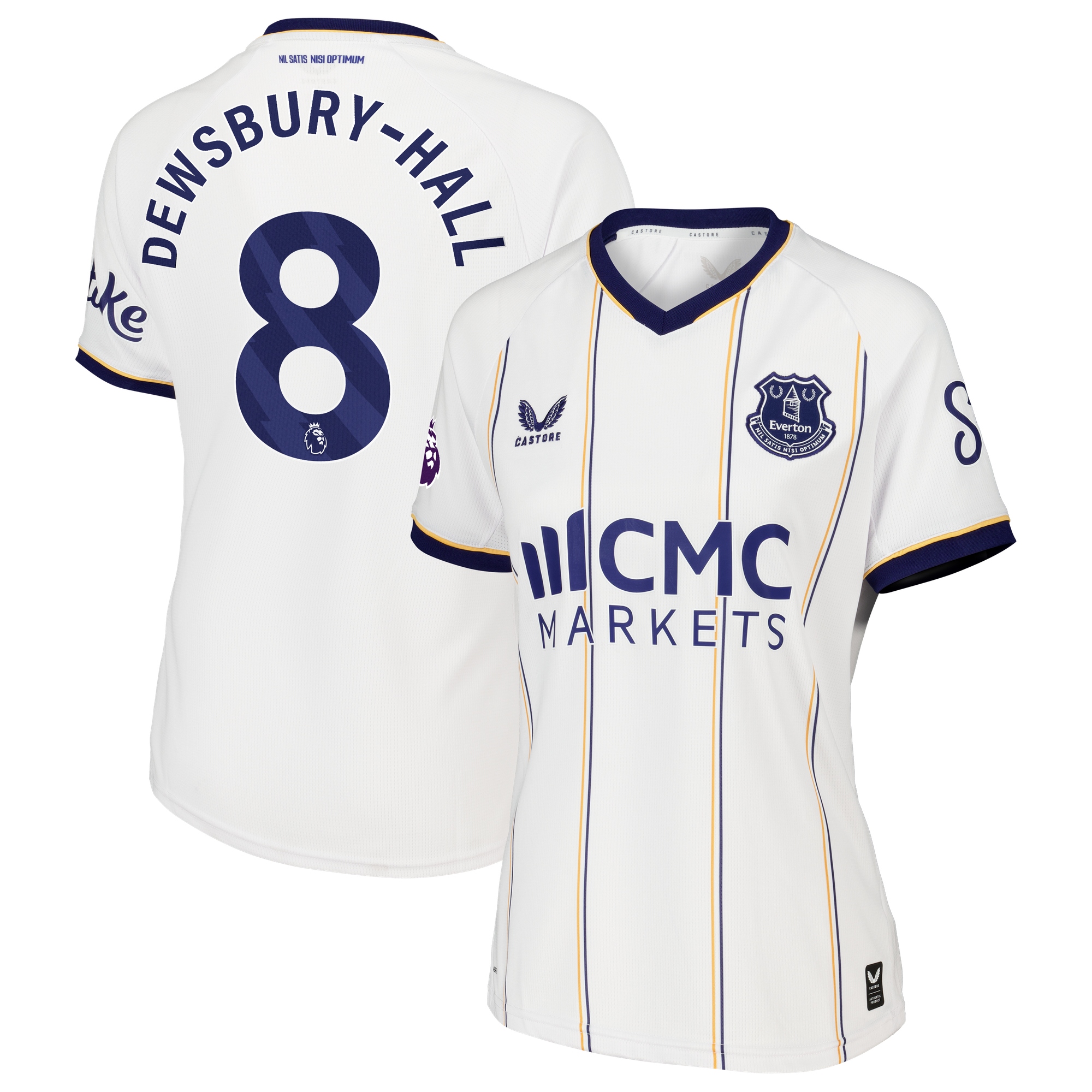 Maillot Repliqué Extérieur Everton Castore 2026-27 - Femme avec flocage Dewsbury-Hall 8