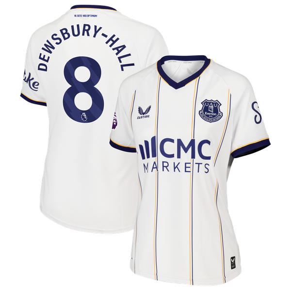 Maillot Repliqué Extérieur Everton Castore 2026-27 - Femme avec flocage Dewsbury-Hall 8