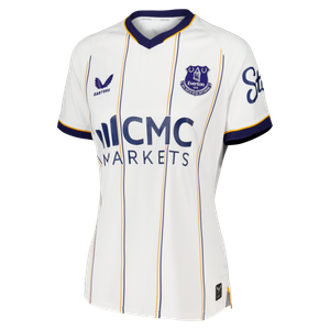 Maillot Pro Extérieur Everton Castore 2026-27 - Femme avec flocage Dewsbury-Hall 8, vue 3