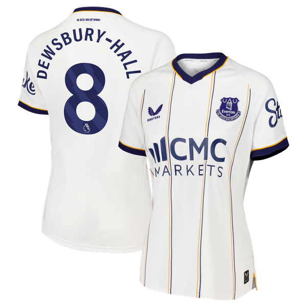 Maillot Pro Extérieur Everton Castore 2026-27 - Femme avec flocage Dewsbury-Hall 8
