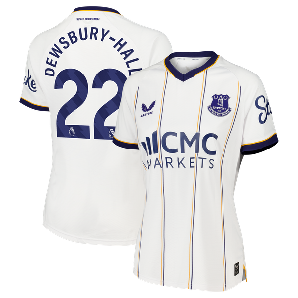 Maillot Pro Extérieur Everton Castore 2026-27 - Femme avec flocage Dewsbury-Hall 22