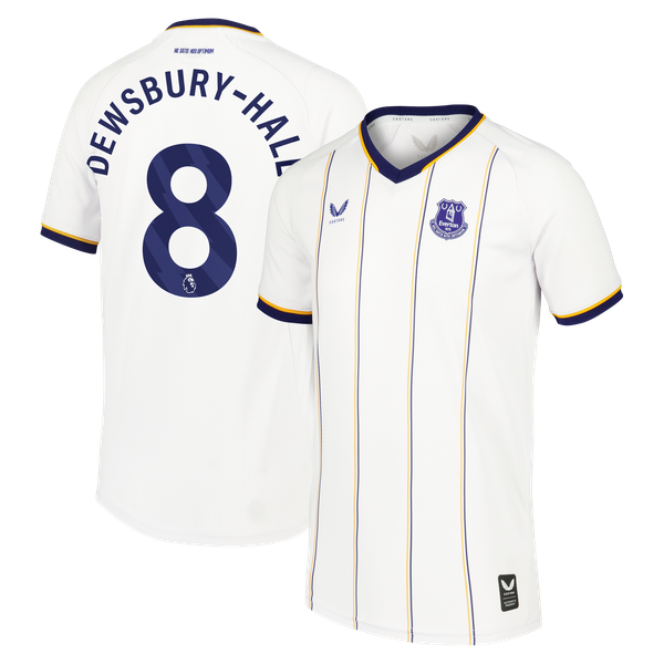 Maillot Repliqué Extérieur Everton Castore 2026-27 - Enfants avec flocage Dewsbury-Hall 8