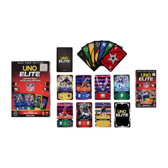 Uno  NFL Multi-Team Elite 2026 Core Edition Starter Pack and Booster Set