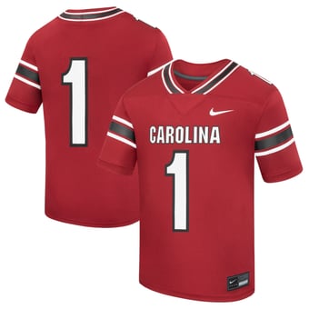 Preschool Nike #1 Garnet South Carolina Gamecocks Home Replica Football Jersey