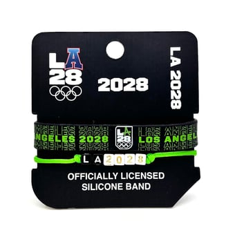 WristBend LA28 Summer Olympics Varsity Two-Pack Wristband Set