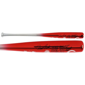Johnny Bench Cincinnati Reds Autographed Big Time Bats Chrome Bat with Multiple Inscriptions - Limited Edition of 5