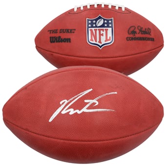 Jalen Carter Philadelphia Eagles Autographed Duke Full Color Football