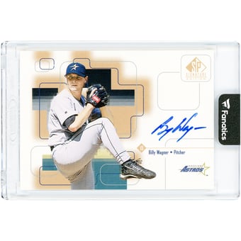 Billy Wagner Houston Astros Autographed 1999 Upper Deck SP Signature Edition #Bwa Card
