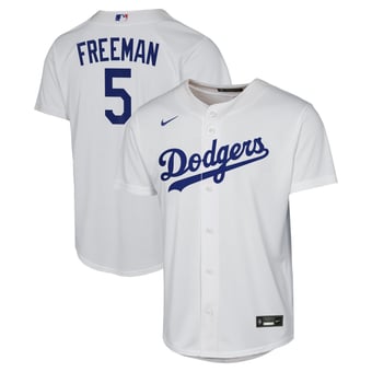Youth Nike Freddie Freeman White Los Angeles Dodgers Home Replica Jersey