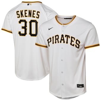 Youth Nike Paul Skenes White Pittsburgh Pirates Home Replica Jersey