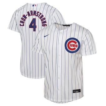Youth Nike Pete Crow-Armstrong White Chicago Cubs Home Replica Jersey