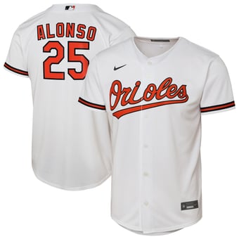 Youth Nike Pete Alonso White Baltimore Orioles Replica Jersey