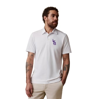 Men's FAHERTY White LSU Tigers Movement Polo