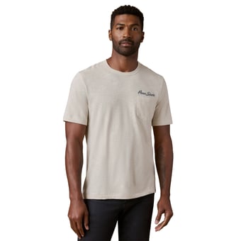 Men's FAHERTY Beige Penn State Nittany Lions Sunwashed Pocket T-Shirt