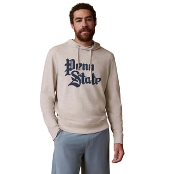 Men's FAHERTY Beige Penn State Nittany Lions Sunwashed Slub Hoodie