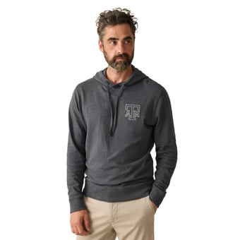 Men's FAHERTY Charcoal Texas A&M Aggies Sunwashed Slub Hoodie