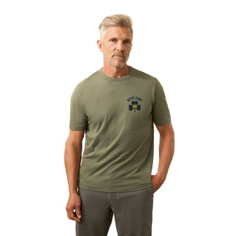 Men's FAHERTY Olive Notre Dame Fighting Irish Sunwashed T-Shirt