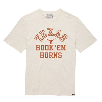 Men's FAHERTY Beige Texas Longhorns Sunwashed T-Shirt