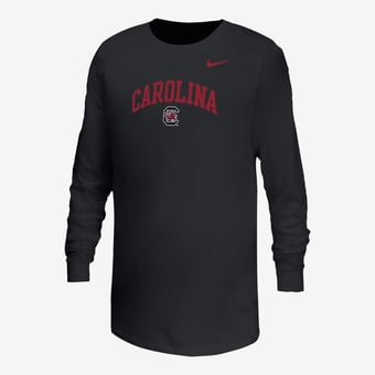 Youth Nike  Black South Carolina Gamecocks Arched Core Long Sleeve T-Shirt