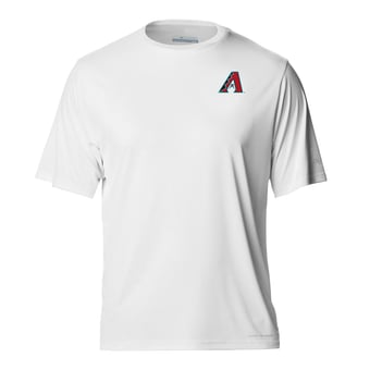 Men's Columbia White Arizona Diamondbacks  Terminal Tackle Omni-Shade T-Shirt