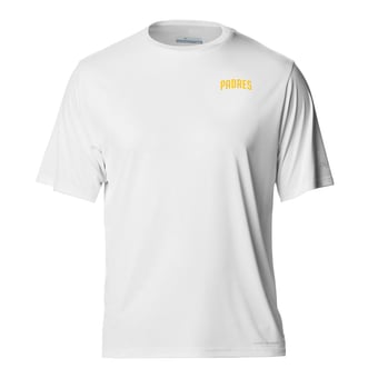 Men's Columbia White San Diego Padres  Terminal Tackle Omni-Shade T-Shirt