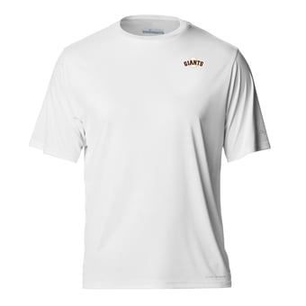 Men's Columbia White San Francisco Giants  Terminal Tackle Omni-Shade T-Shirt