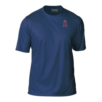 Men's Columbia Navy Los Angeles Angels  Terminal Tackle Omni-Shade T-Shirt