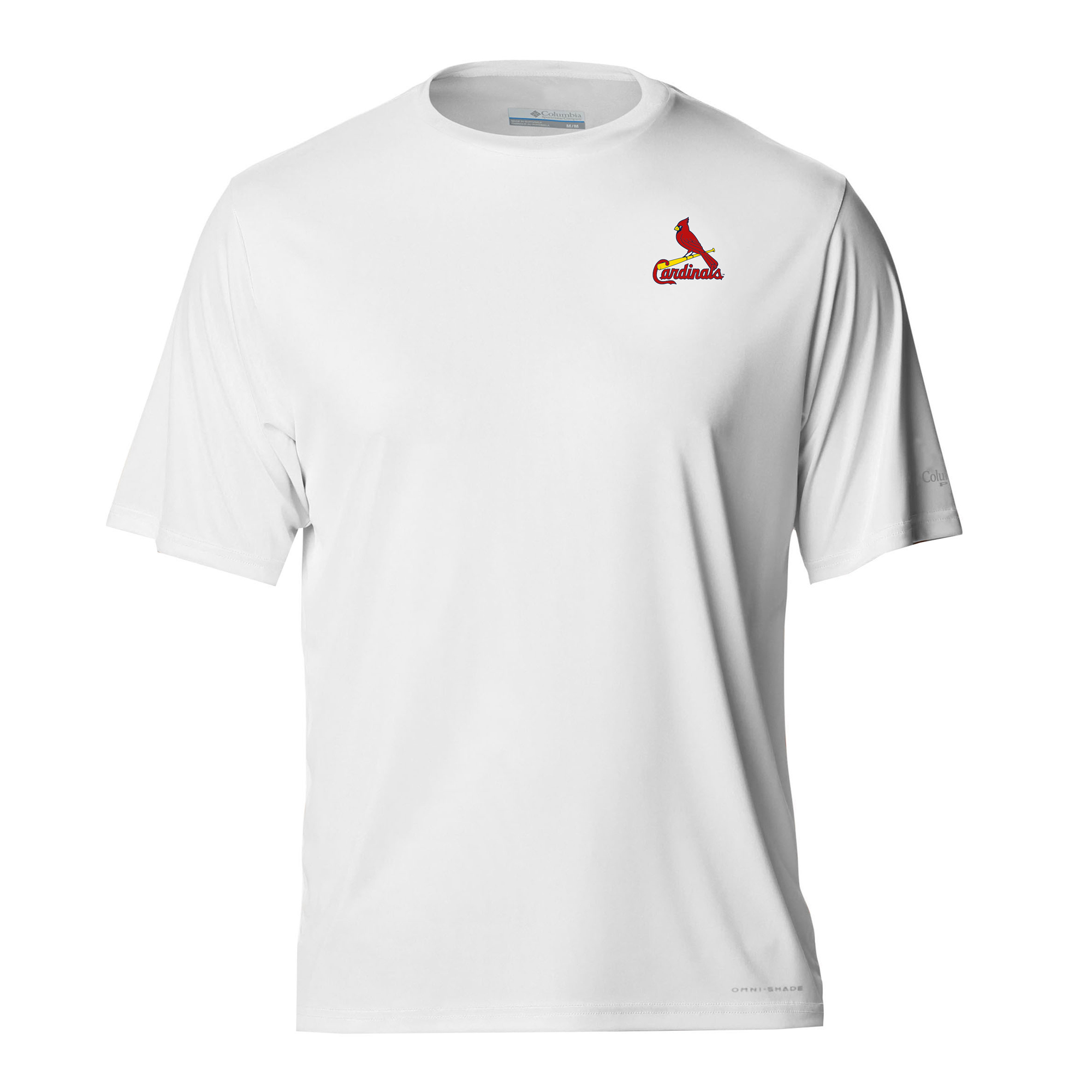Men’s Columbia White St. Louis Cardinals Terminal Tackle Omni-Shade T-Shirt Men’s Columbia White St. Louis Cardinals Terminal Tackle Omni-Shade T-Shirt