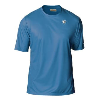Men's Columbia Blue Seattle Mariners  Terminal Tackle Omni-Shade T-Shirt