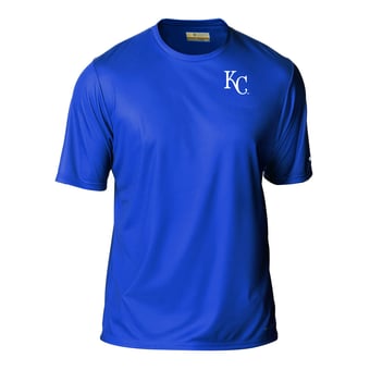 Men's Columbia Blue Kansas City Royals  Terminal Tackle Omni-Shade T-Shirt