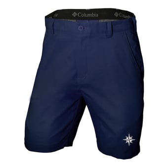 Men's Columbia Navy Seattle Mariners  Omni-Wick Lie Angle Shorts