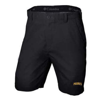 Men's Columbia Black San Diego Padres  Omni-Wick Lie Angle Shorts