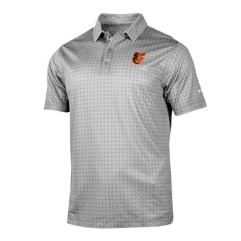 Men's Columbia Gray Baltimore Orioles Dusk Diamond Polo