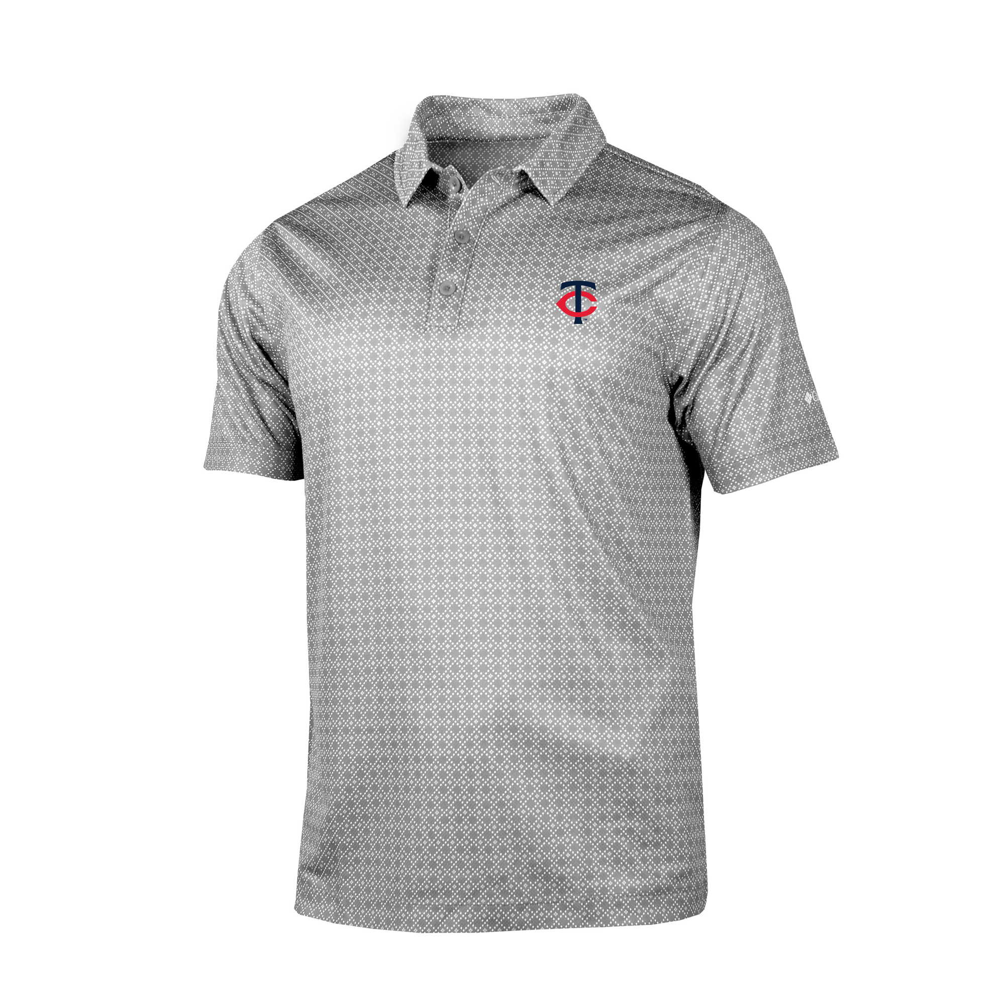 Men’s Columbia Gray Minnesota Twins Dusk Diamond Polo